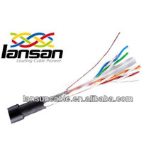 LANSAN 24awg cat6 cable del lan 1000ft Precio de fábrica del cable competitivo de OEM / ODM